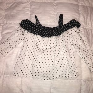 Loft off the shoulder shirt